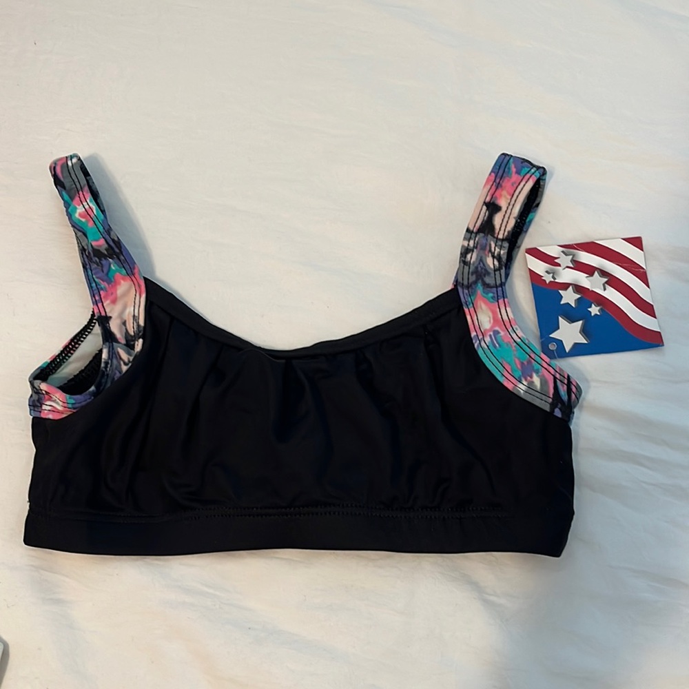 Motionwear Dance Bra Crop Too Size Adult Medium NEW WITH TAGS